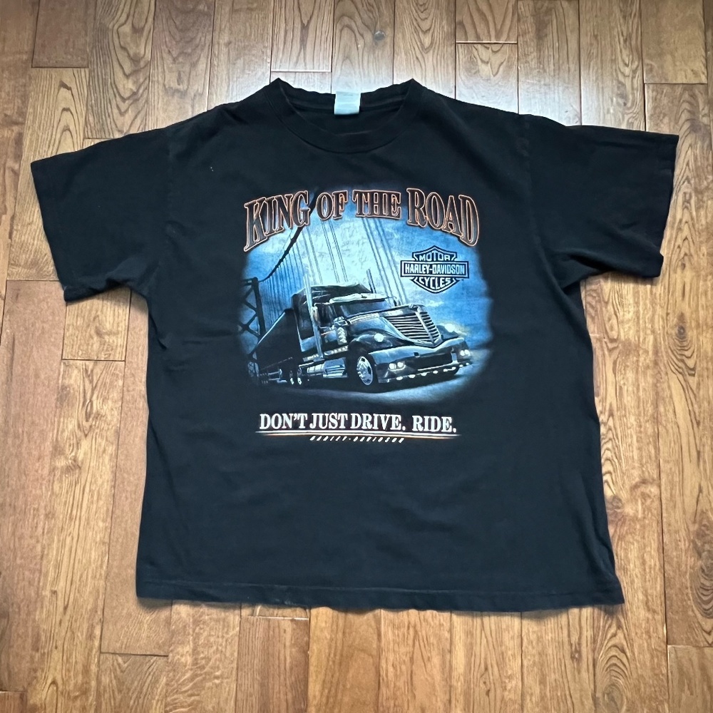 Harley Davidson - Black Graphic T-Shirt